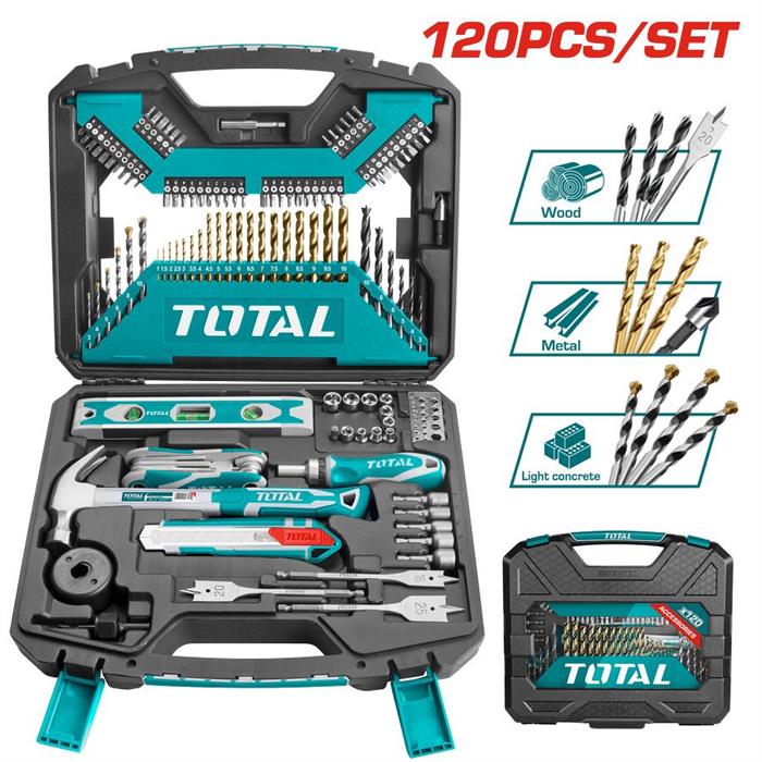 Kit 120 Punte Trapano e Accessori