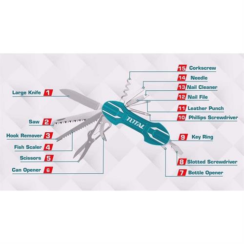 Coltello Multifunzione - 15 Funzioni
